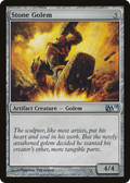 Stone Golem (M11-215) - Magic 2011 Foil