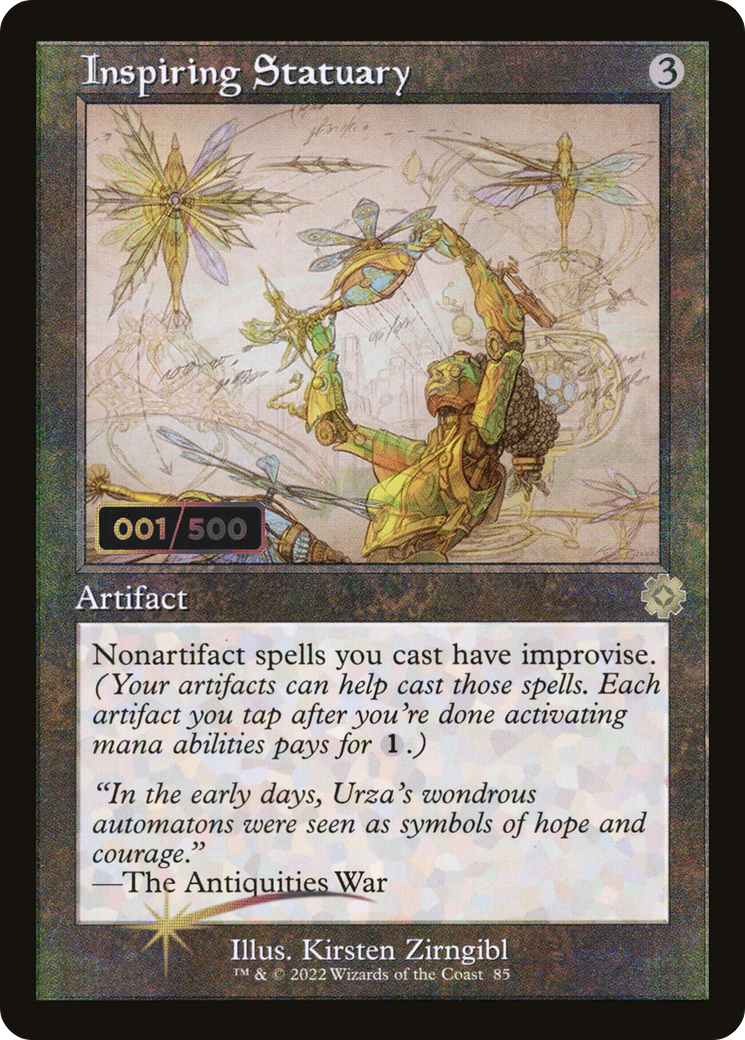 Inspiring Statuary (BRR-085) - The Brothers' War Retro Artifacts Foil