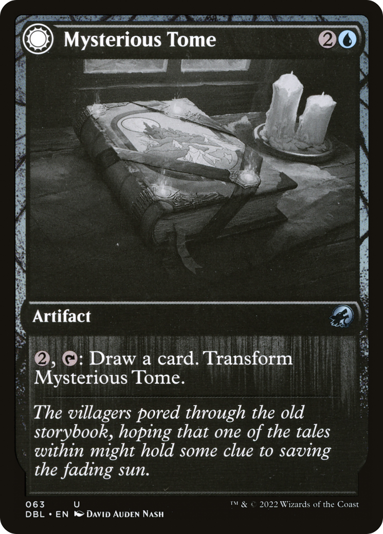 Mysterious Tome // Chilling Chronicle (DBL-063) - Innistrad: Double Feature: (Double Faced Transform)