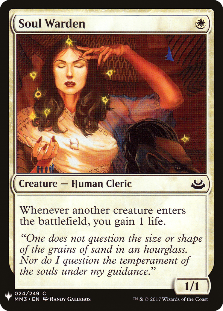 Soul Warden (LIST-MM3-24) - The List