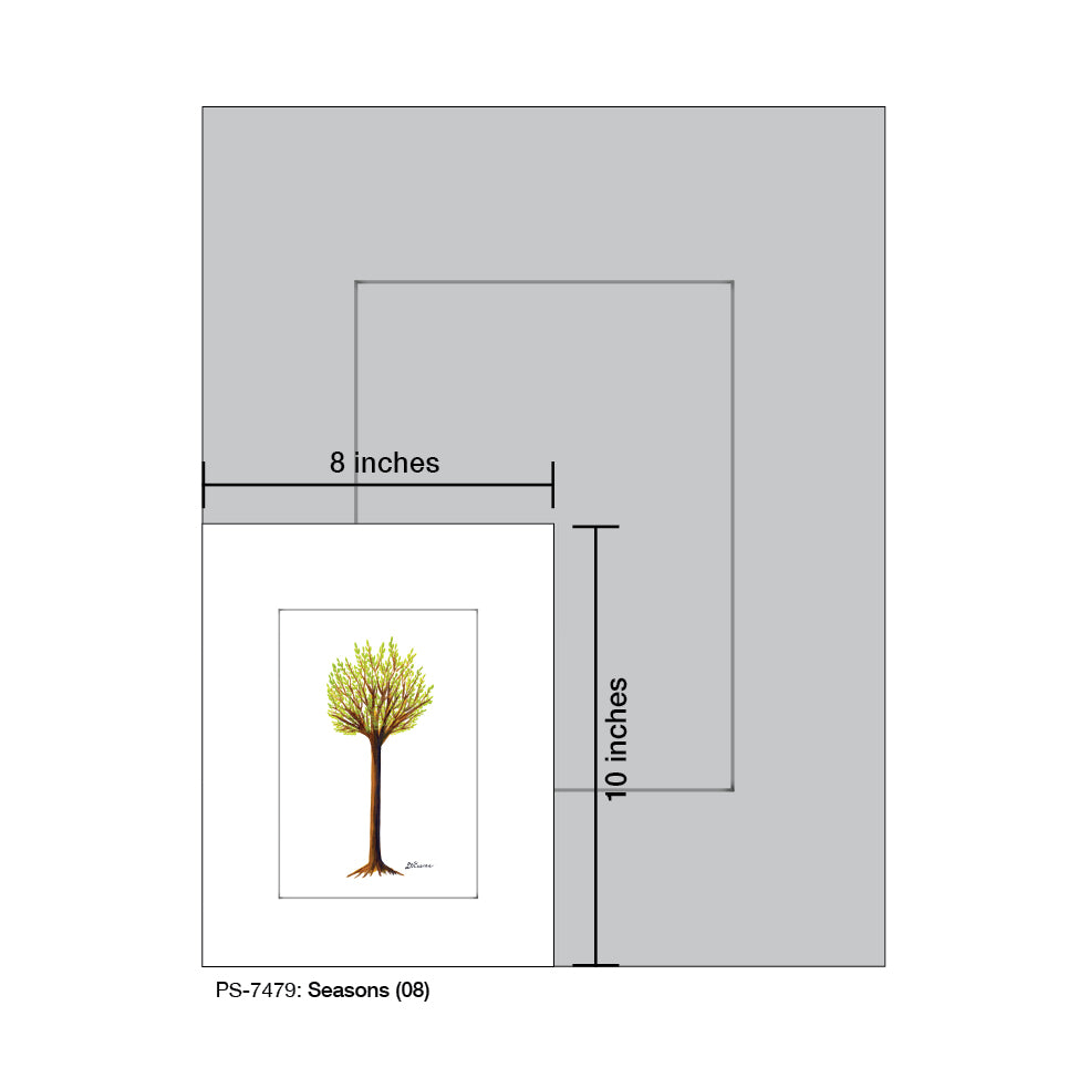 Seasons (08), Print (#7479A)