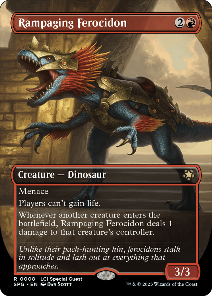Rampaging Ferocidon (SPG-008) - Special Guests (Borderless) Foil
