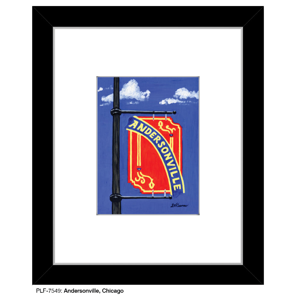 Andersonville Sign, Chicago, Print (#7549A)