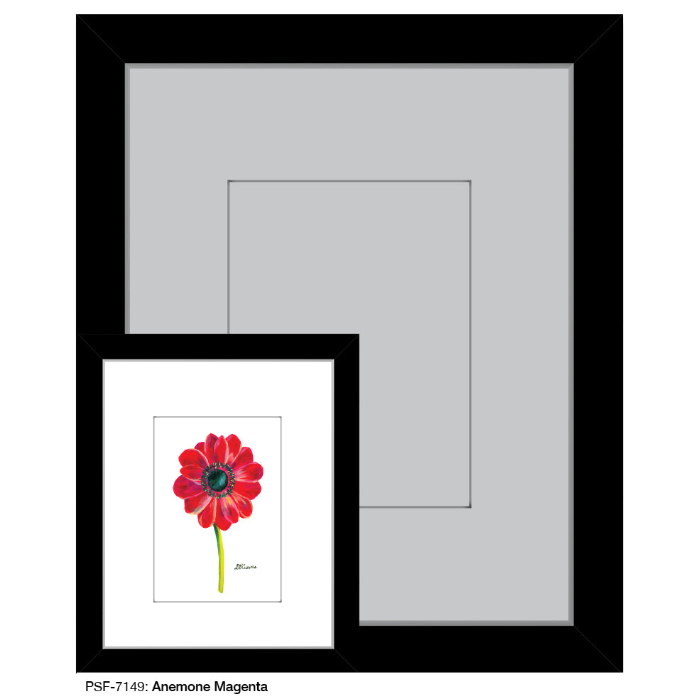 Anemone Magenta, Print (#7149A)