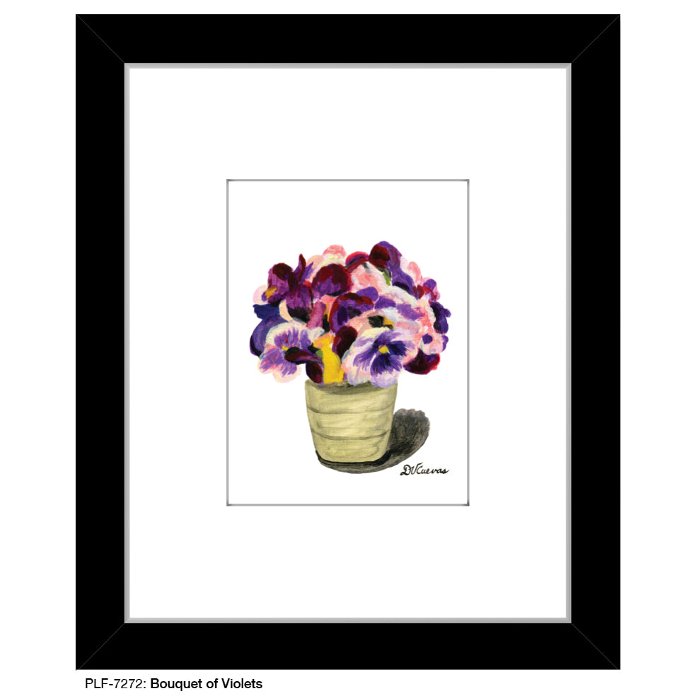 Bouquet of Violets, Print (#7272F)