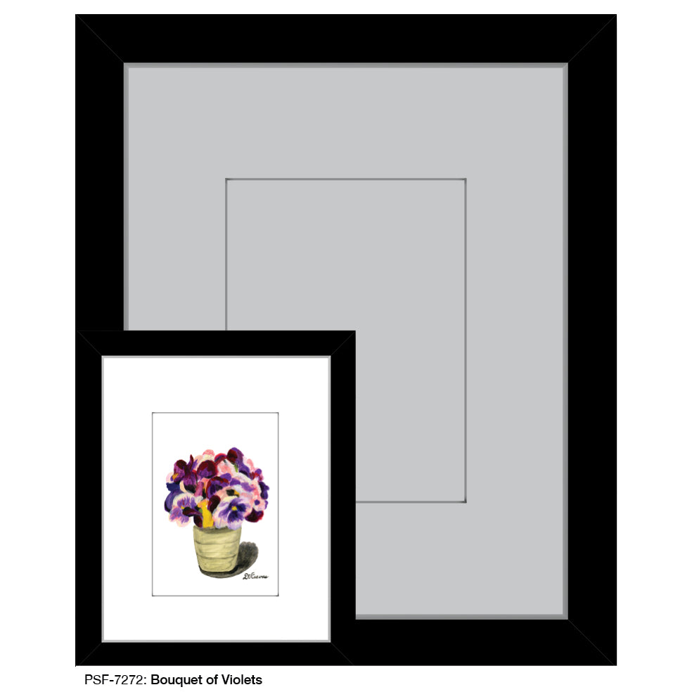 Bouquet of Violets, Print (#7272F)