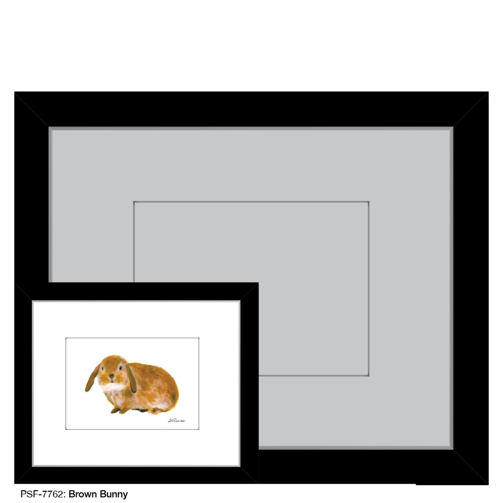 Brown Bunny, Print (#7762A)