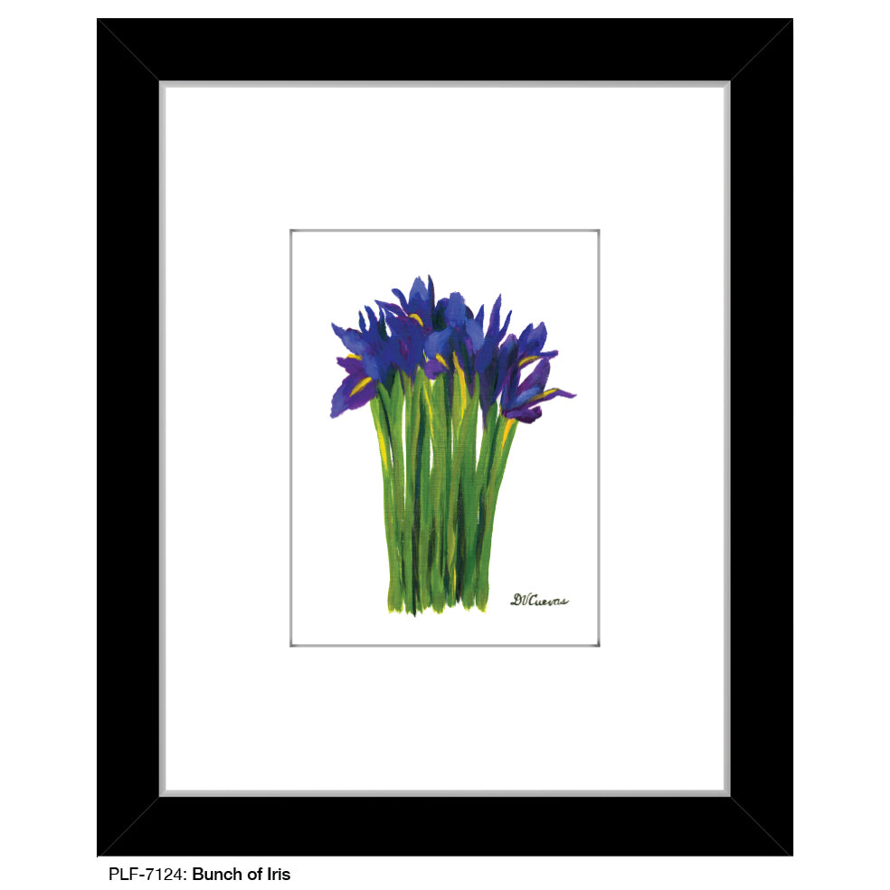 Bunch of Iris, Print (#7124A)