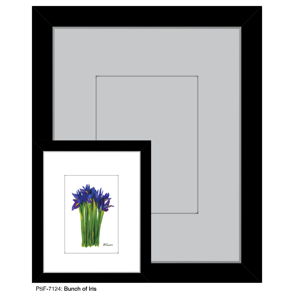 Bunch of Iris, Print (#7124A)