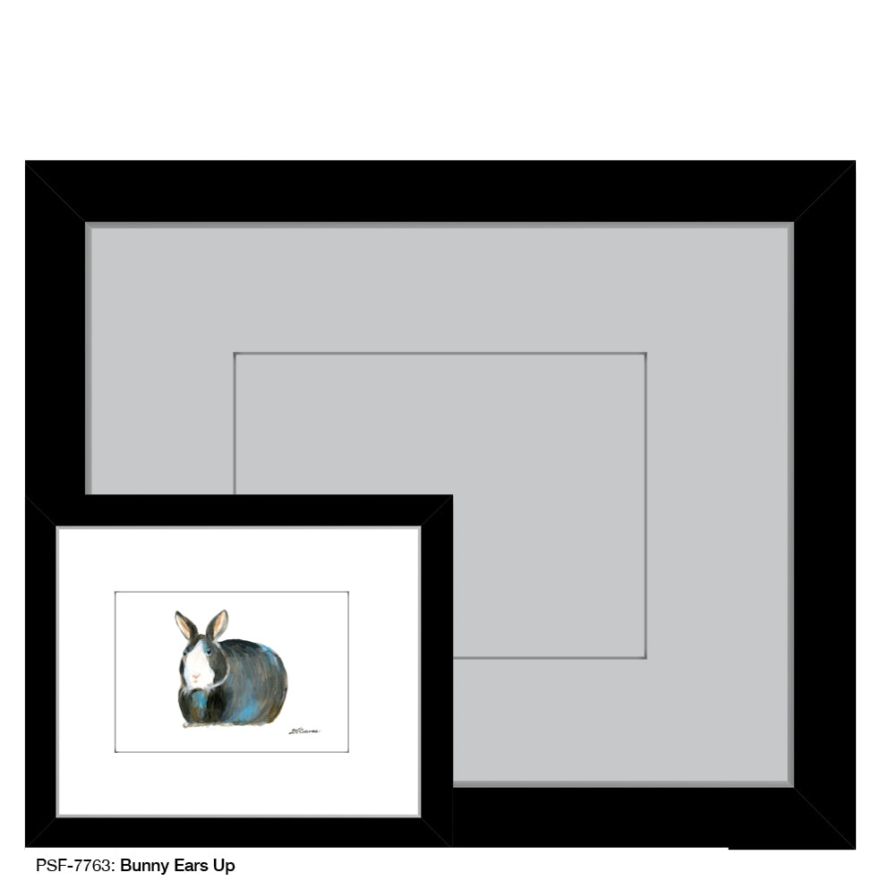 Bunny Ears Up, Print (#7763A)