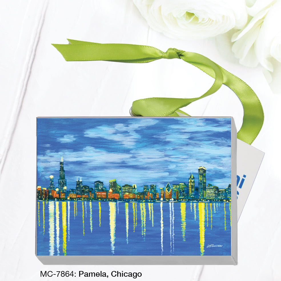Chicago Pamela Skyline, Mini Canvas (MC-7864A)