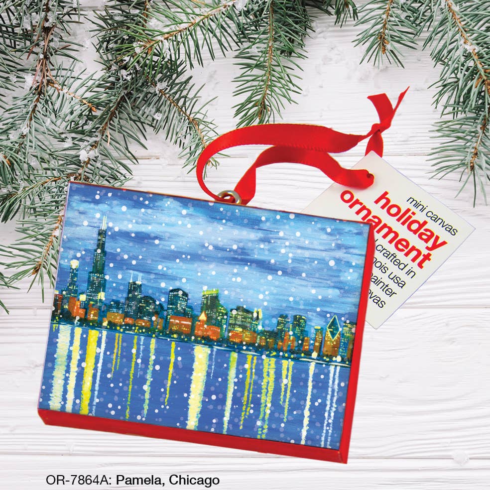 Chicago Pamela Skyline, Ornament (OR-7864B)