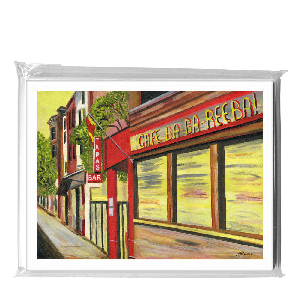 Cafe Ba Ba Reeba, Chicago, Greeting Card (#7430A)