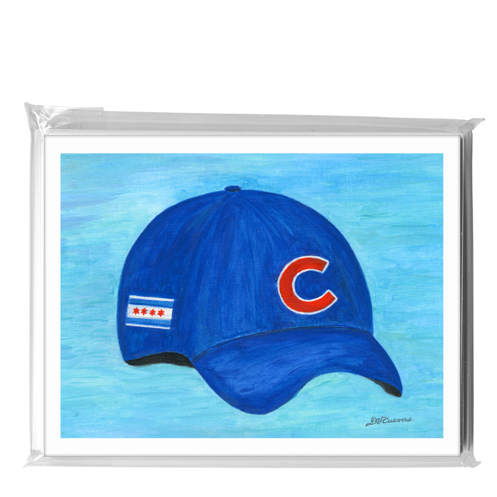 Cubs Hat, Greeting Card (#8461B)