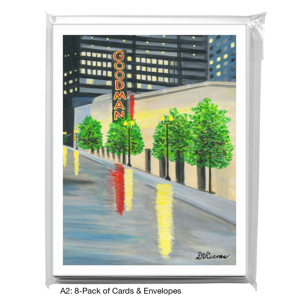 Goodman Theater, Chicago, Greeting Card (#7837B)