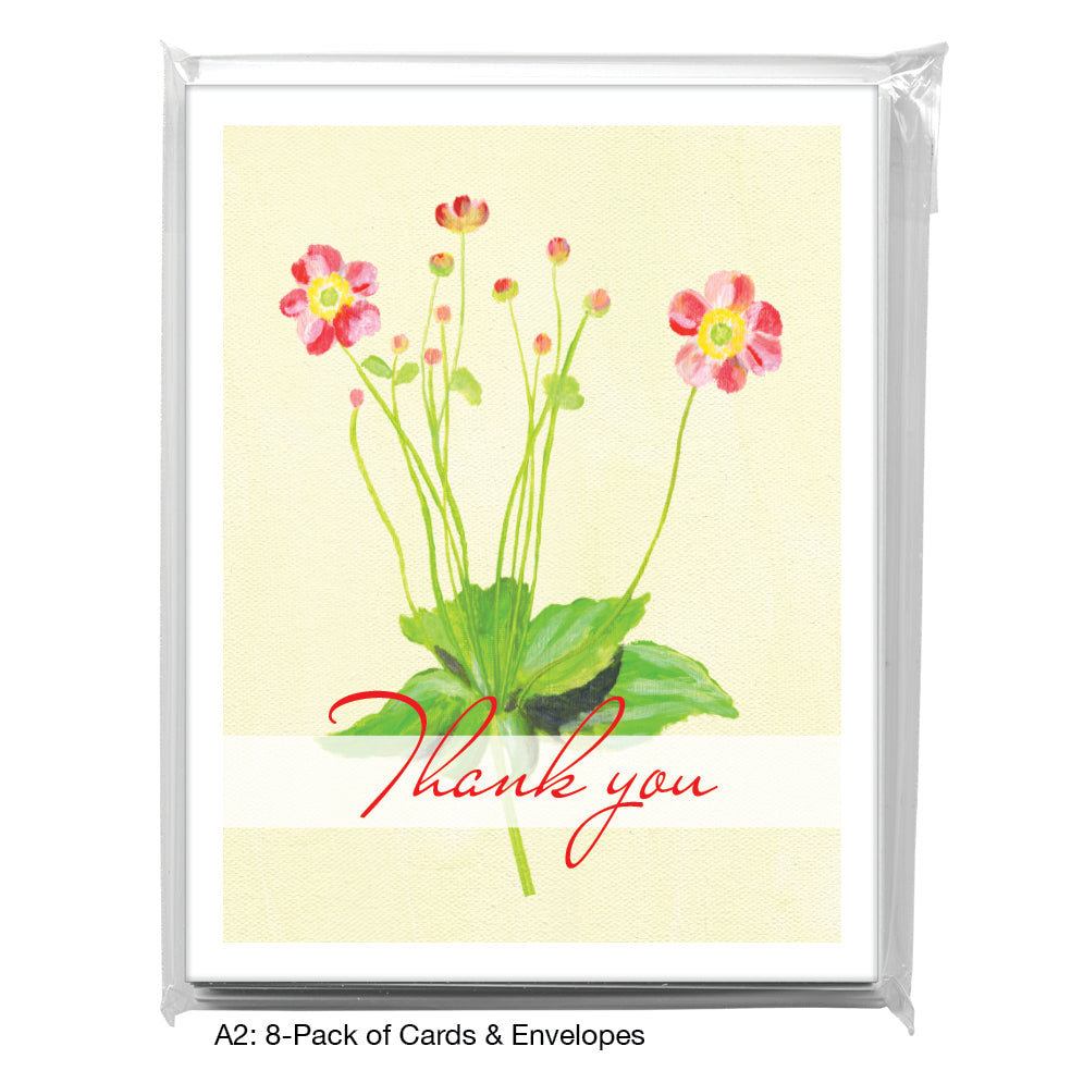 Robustissima Anemones, Greeting Card (#7677B)