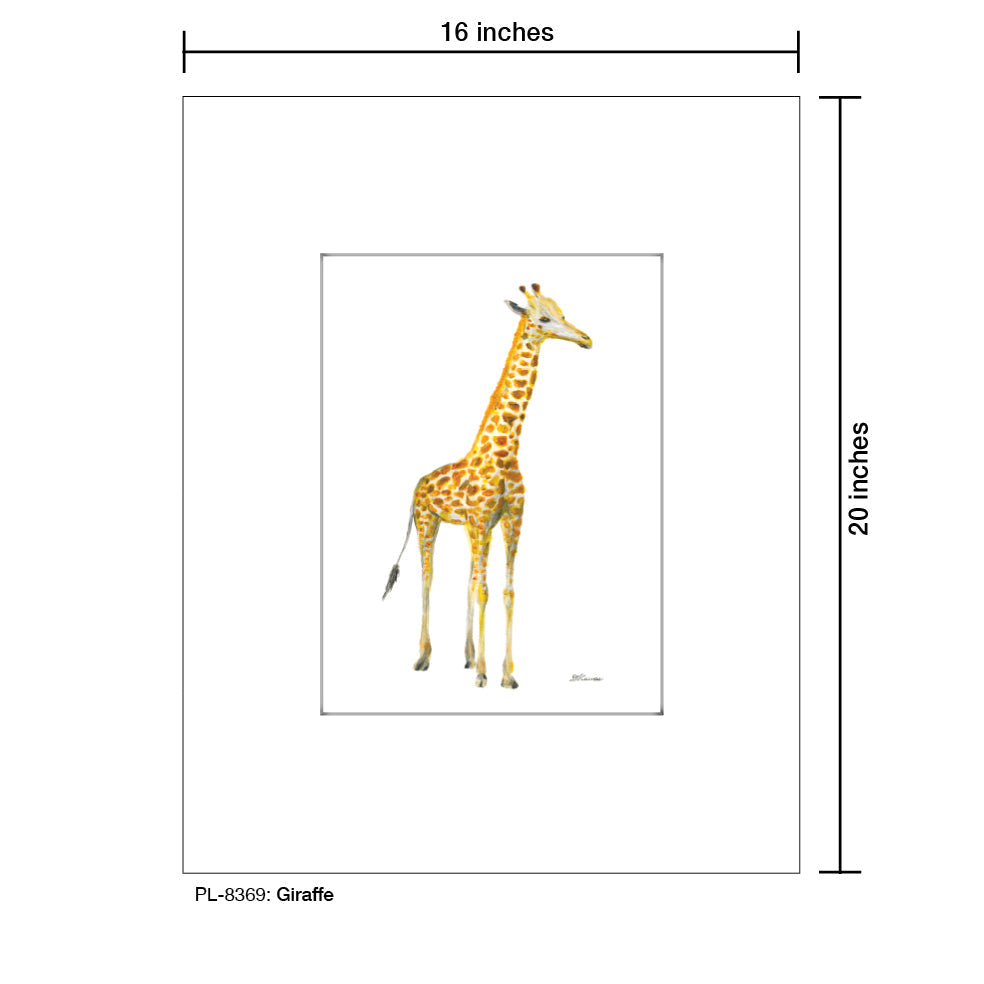 Giraffe, Print (#8369A)