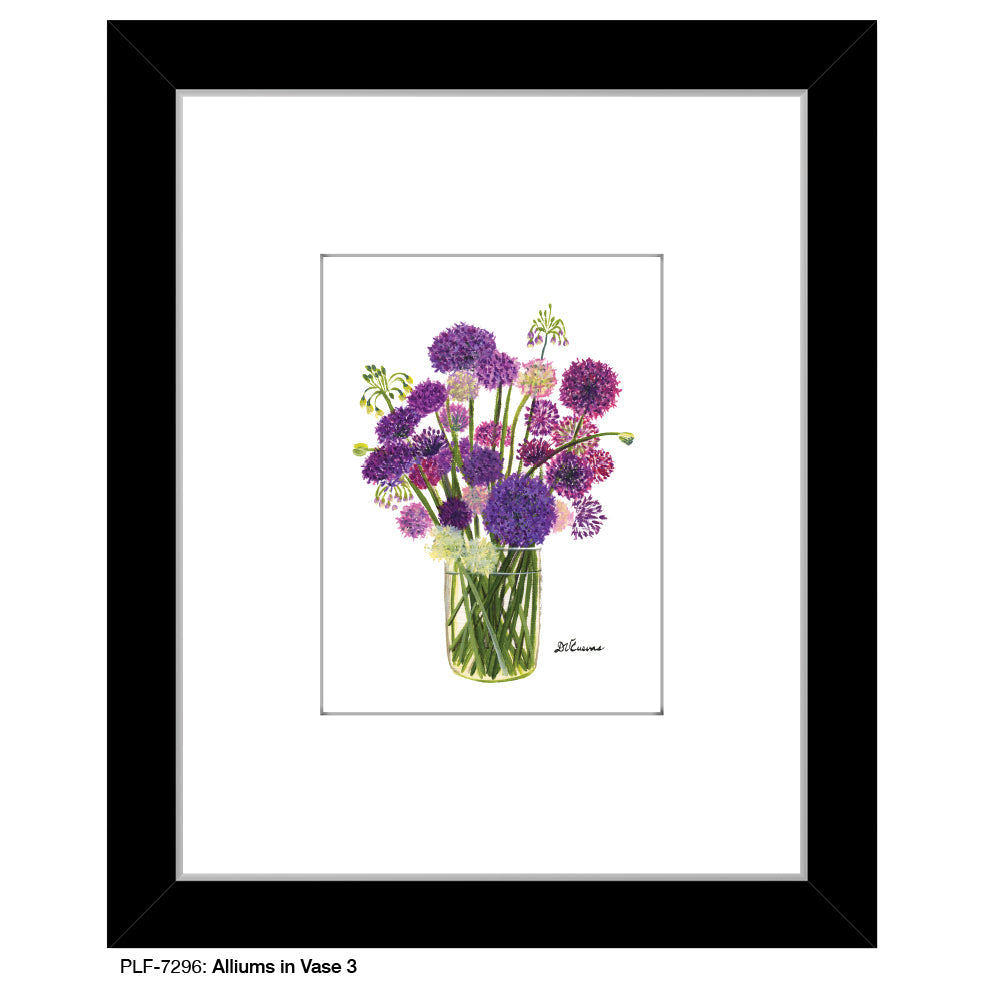 Alliums in Vase 3, Print (#7296A)