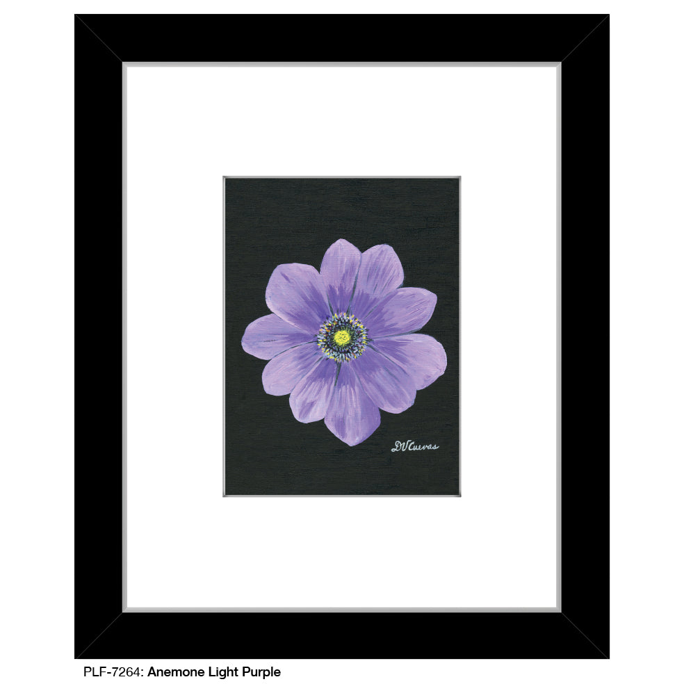 Anemone Light Purple, Print (#7264A)