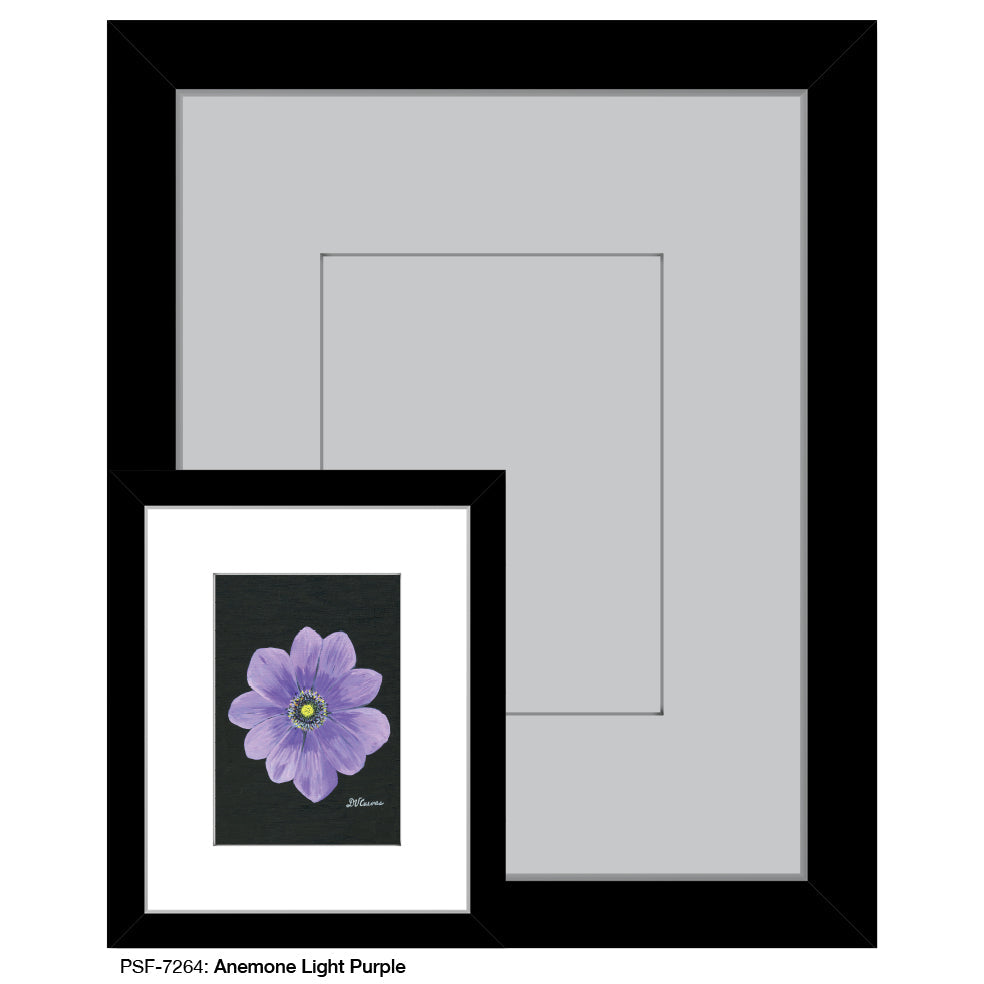 Anemone Light Purple, Print (#7264A)