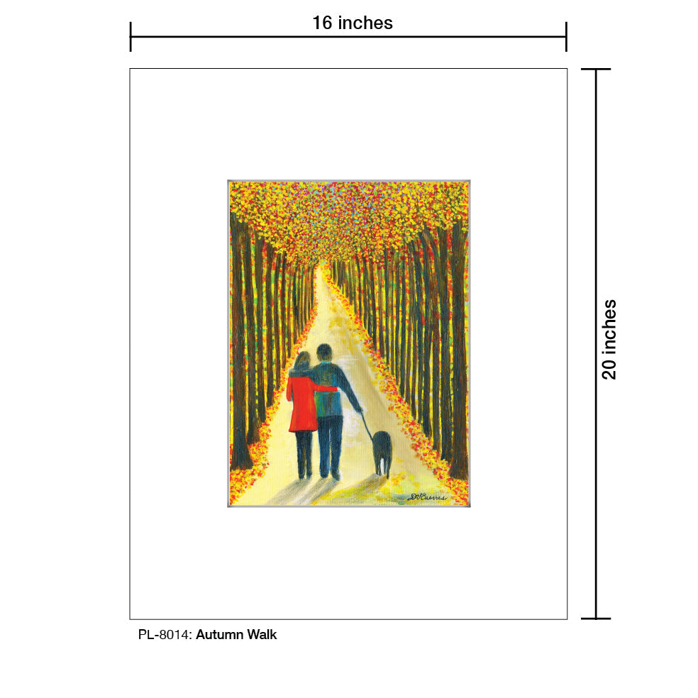 Autumn Walk, Print (#8014A)