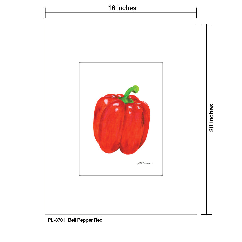 Bell Pepper Red, Print (#8701A)