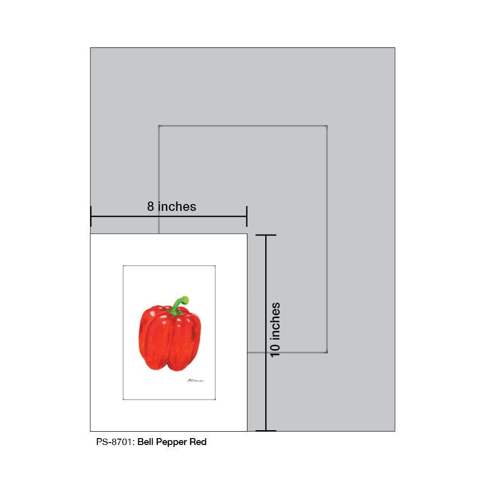 Bell Pepper Red, Print (#8701A)