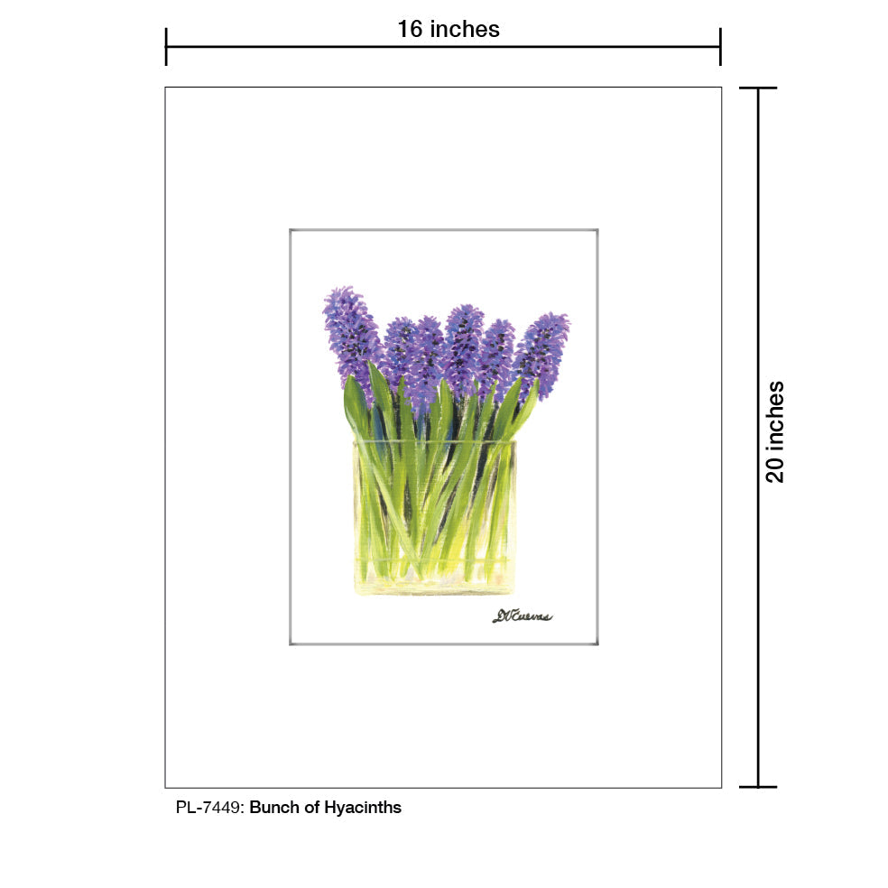 Bunch of Hyacinths, Print (#7449A)