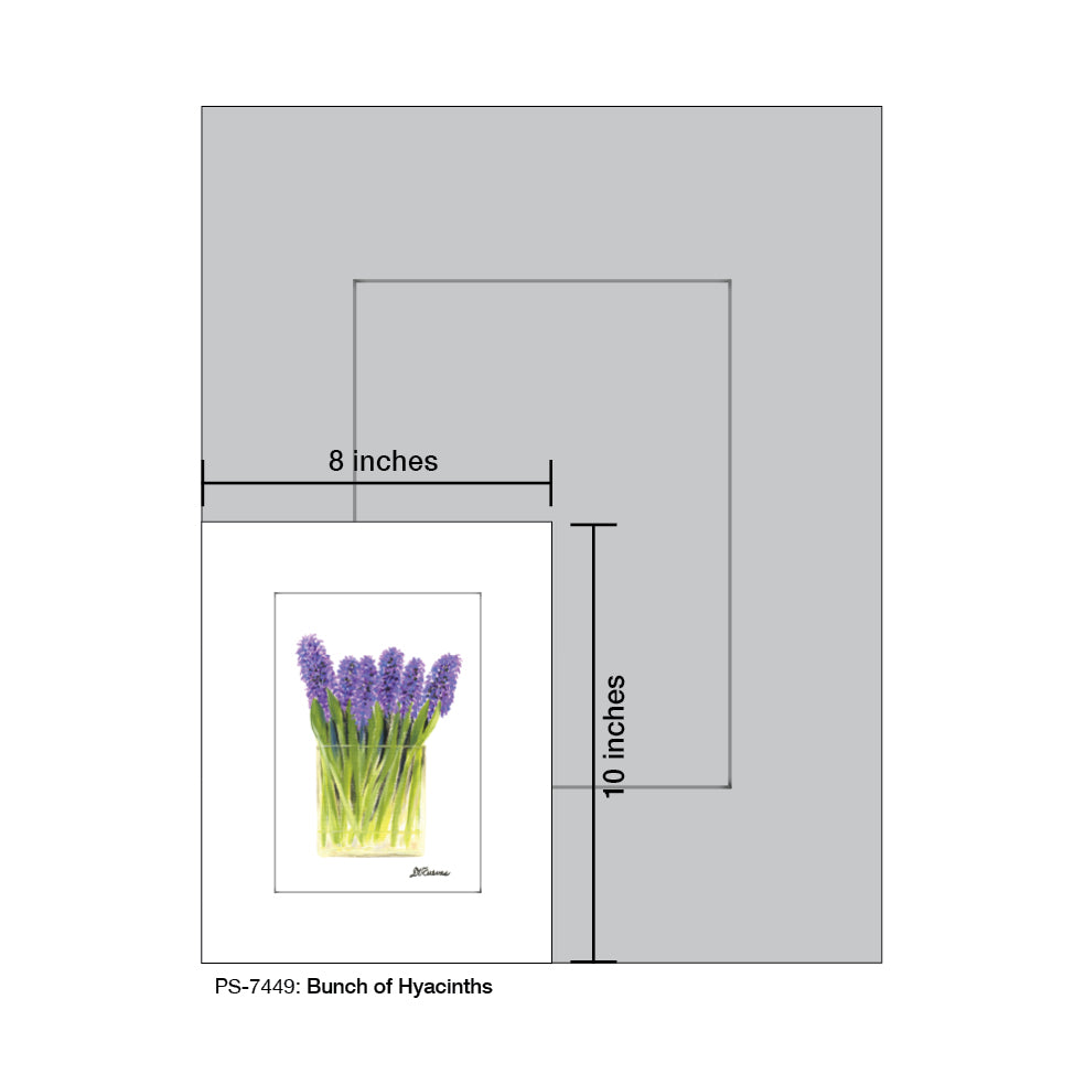 Bunch of Hyacinths, Print (#7449A)