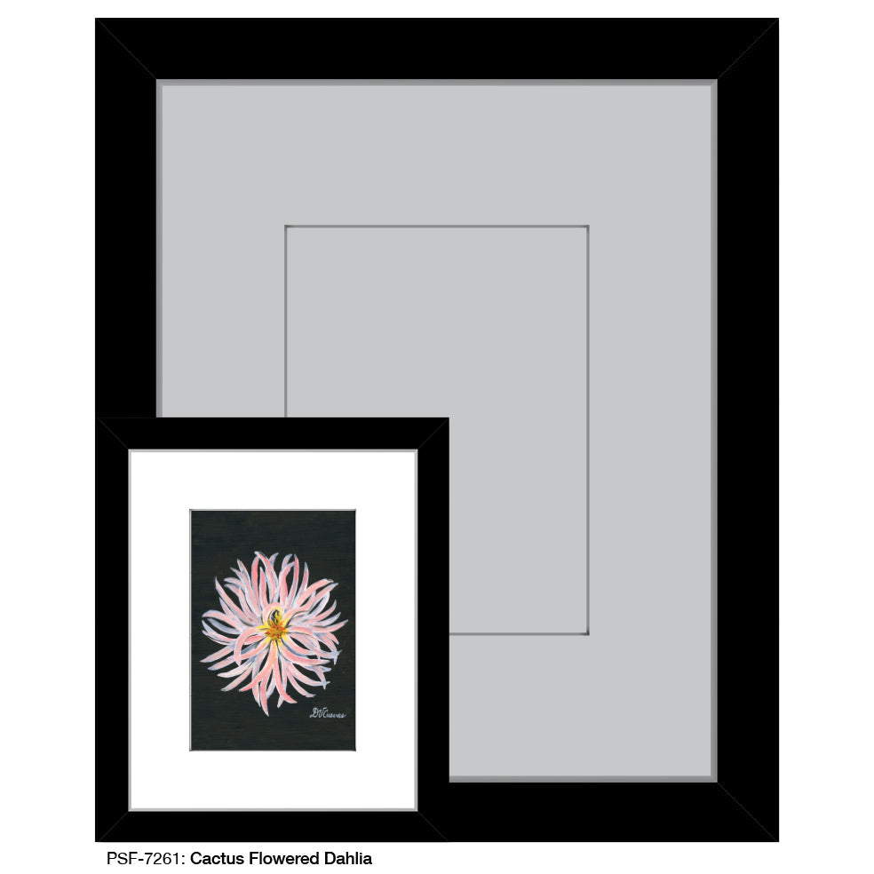 Cactus Flowered Dahlia, Print (#7261A)