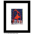 Calder Flamingo Sculpture, Chicago, Print (#7524A)