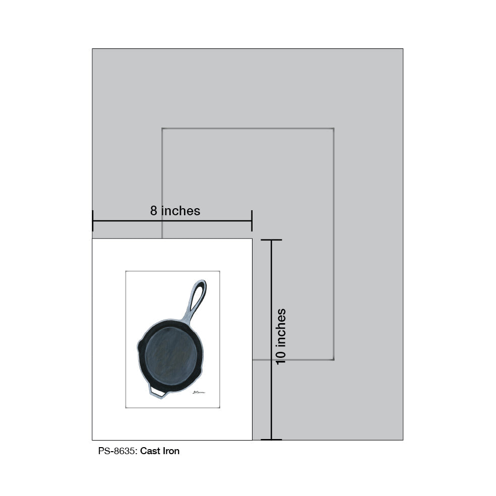 Cast Iron, Print (#8635B)