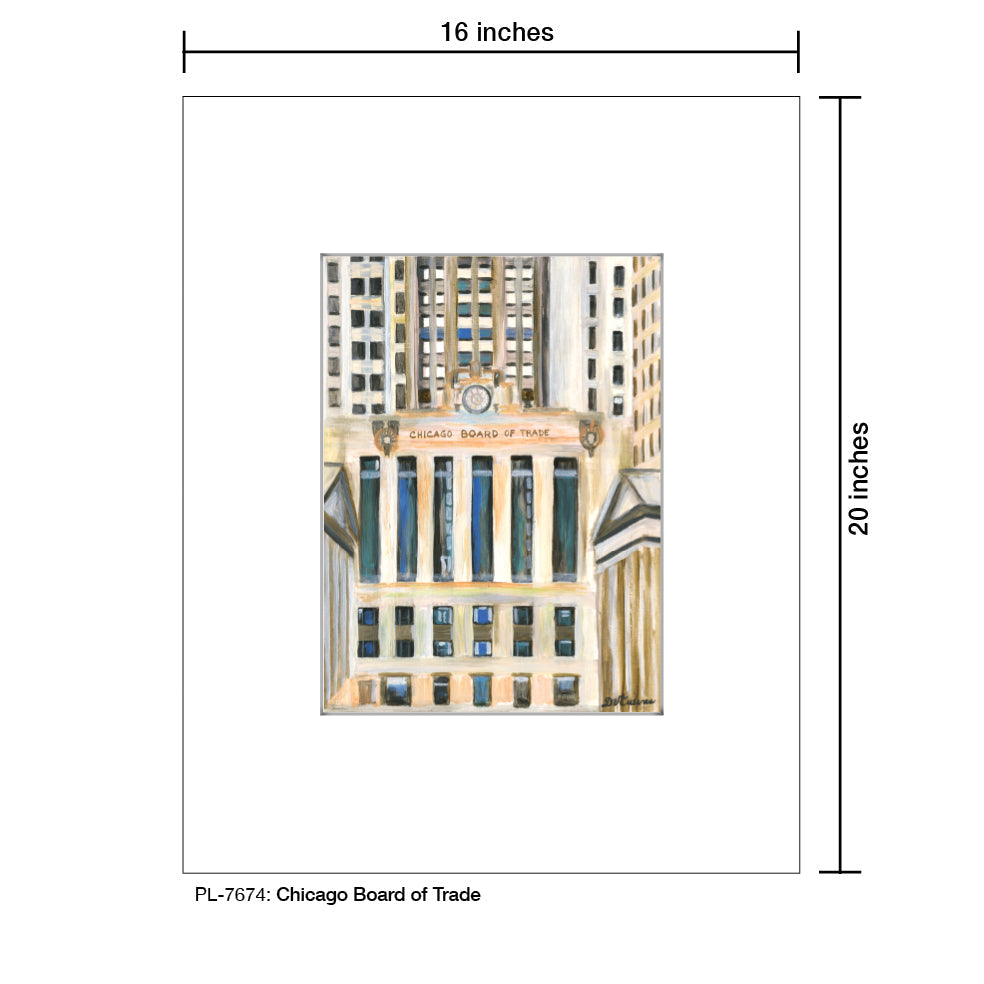 Chicago Board of Trade, Print (#7674A)