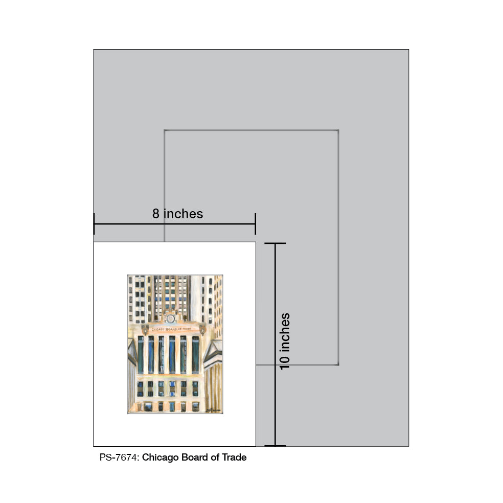 Chicago Board of Trade, Print (#7674A)