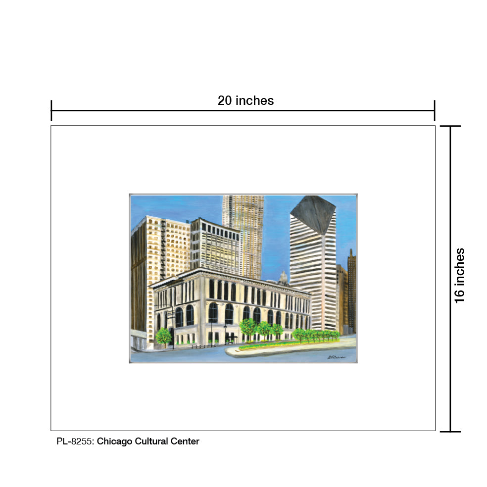 Chicago Cultural Center, Print (#8255B)