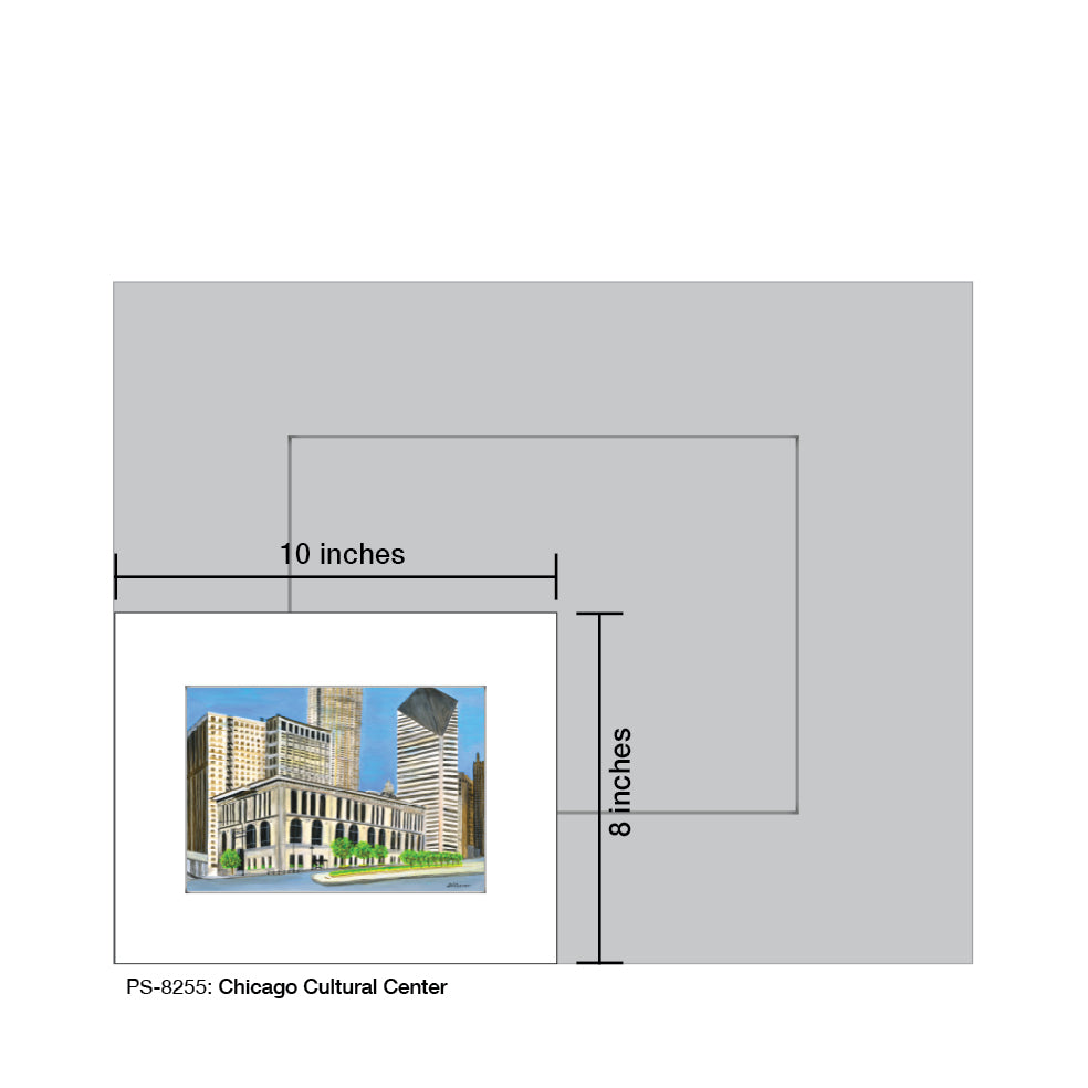 Chicago Cultural Center, Print (#8255B)
