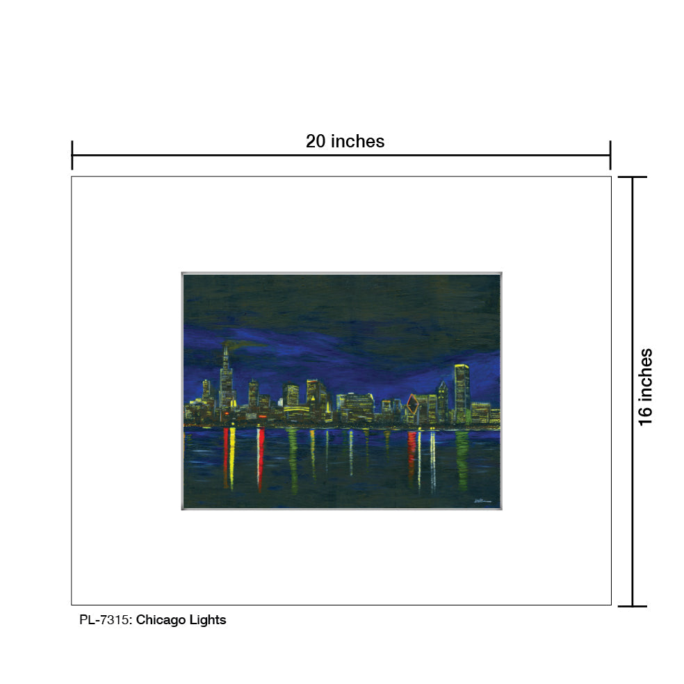 Chicago Lights, Print (#7315A)