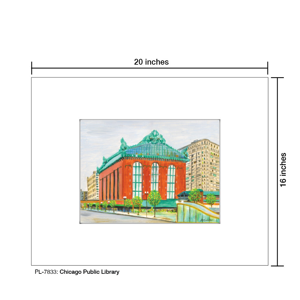 Chicago Public Library, Print (#7833A)