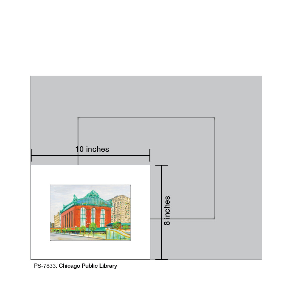 Chicago Public Library, Print (#7833A)