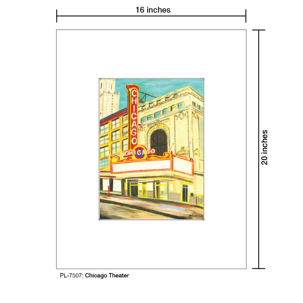 Chicago Theater, Print (#7507A)