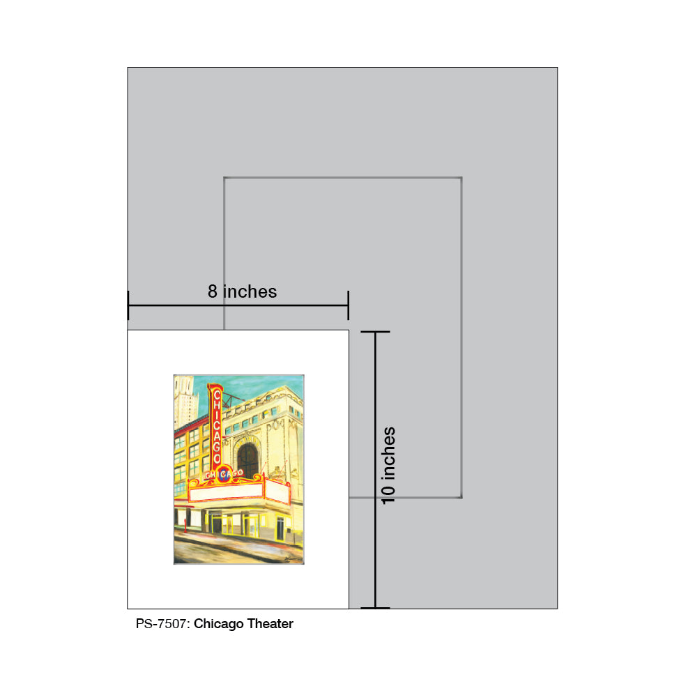 Chicago Theater, Print (#7507A)