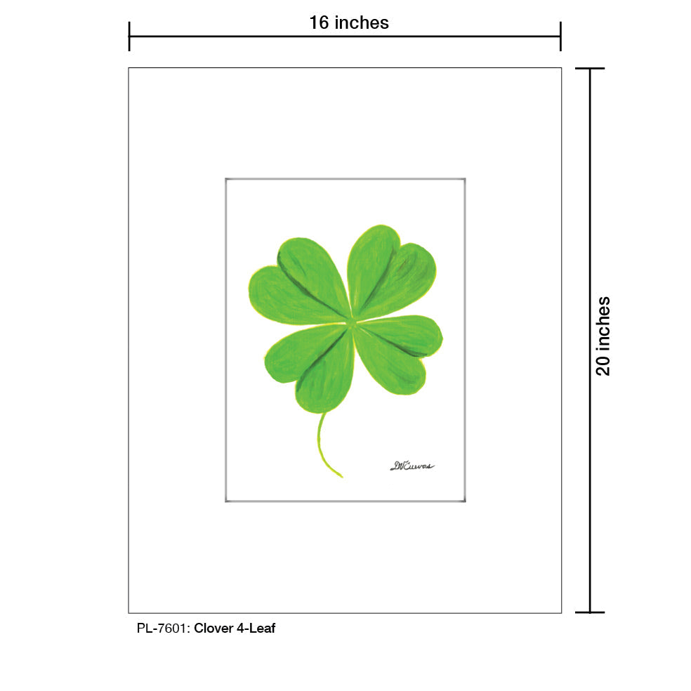 Clover 4-Leaf, Print (#7601E)