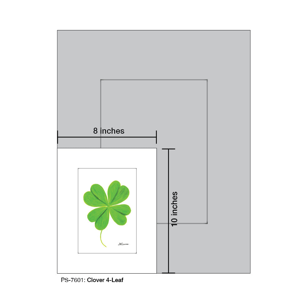 Clover 4-Leaf, Print (#7601E)