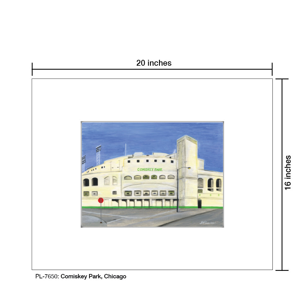 Comiskey Park, Chicago, Print (#7650A)