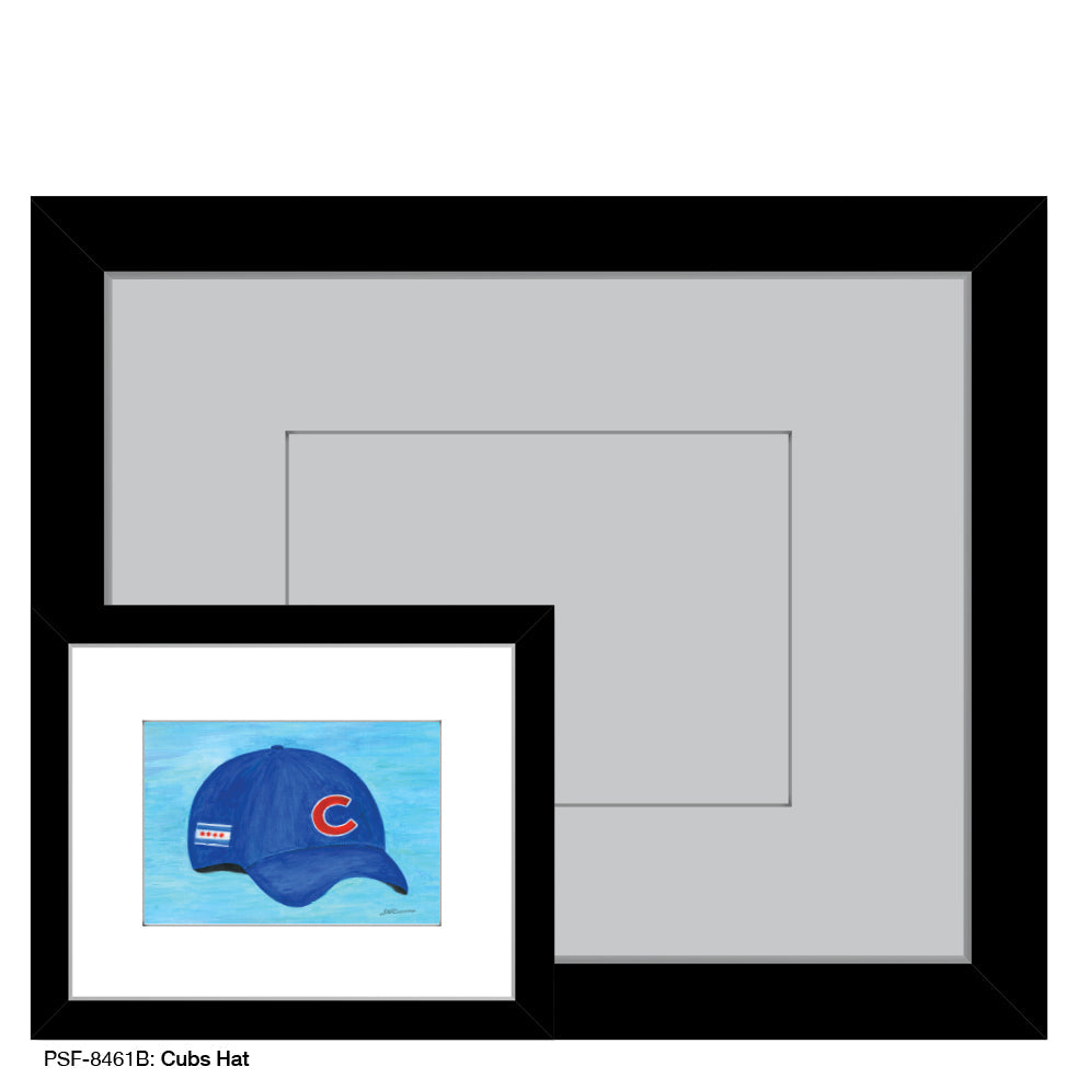 Cubs Hat, Print (#8461B)