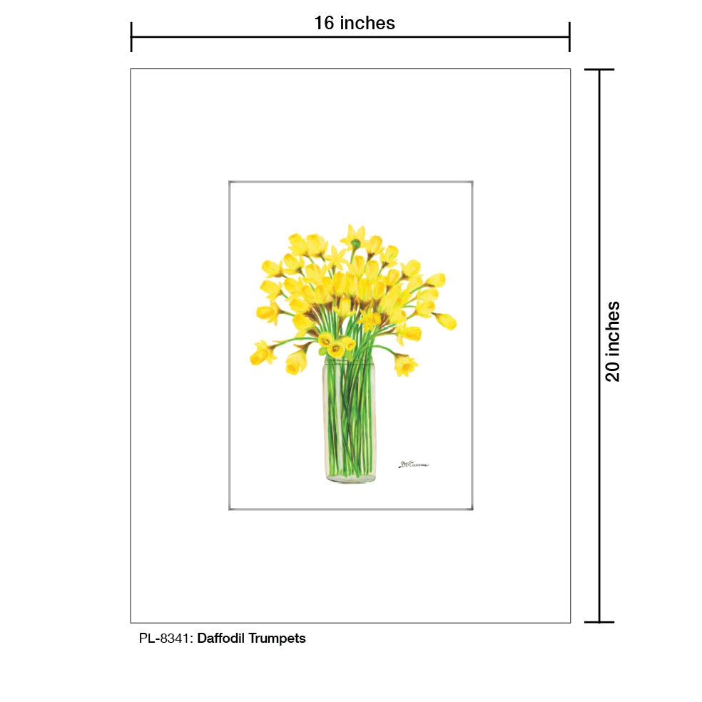 Daffodil Trumpets, Print (#8341A)