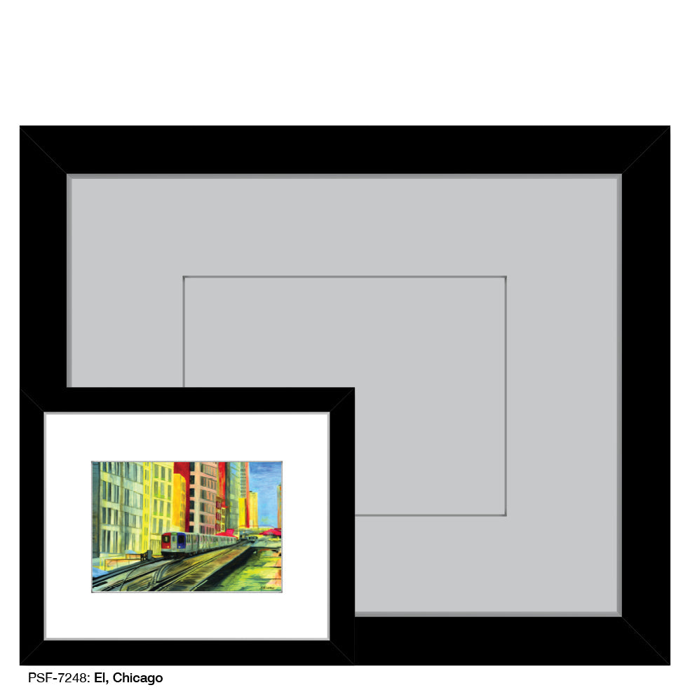 El, Chicago, Print (#7248A)