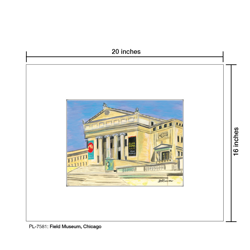 Field Museum, Chicago, Print (#7581A)