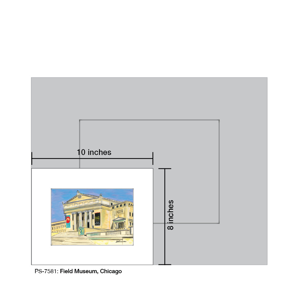 Field Museum, Chicago, Print (#7581A)