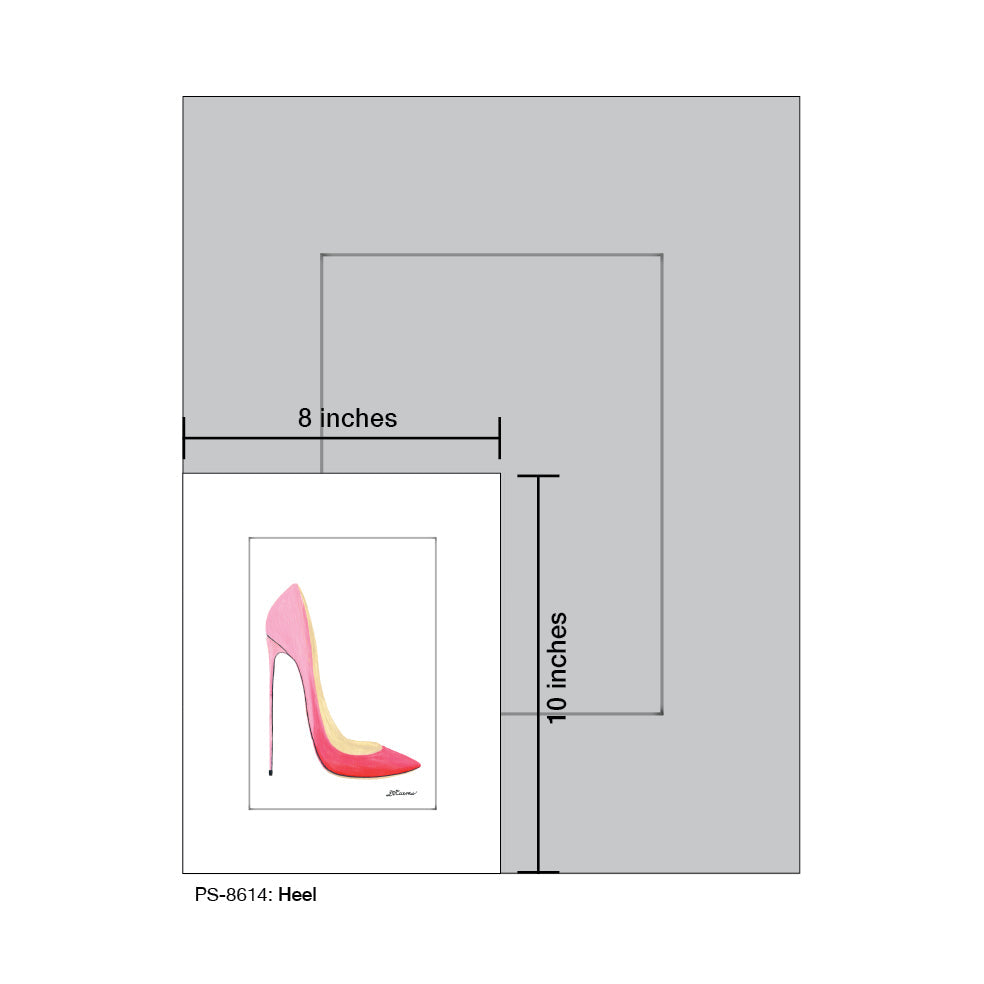 Heel, Print (#8614A)